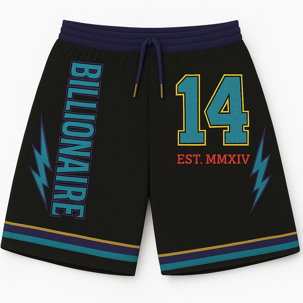 HGB Oversized Crop Shirt & Basketball Short Set (Mens)