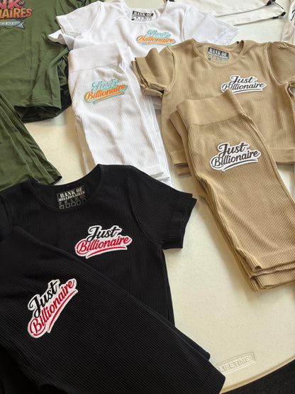 Just Billionaire Ribbed Sets